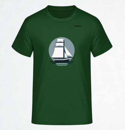 Herren T-Shirt Segelschiff