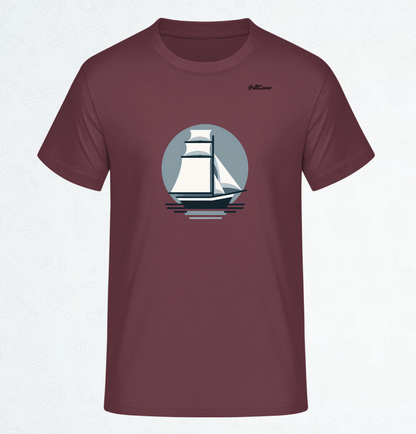 Herren T-Shirt Segelschiff