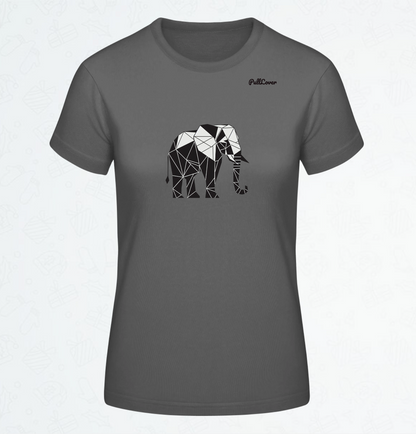 Damen T-Shirt Elefant