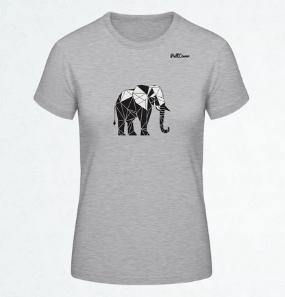 Damen T-Shirt Elefant