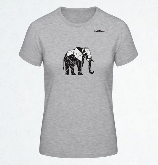 Damen T-Shirt Elefant