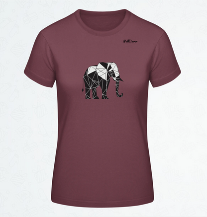 Damen T-Shirt Elefant