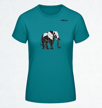 Damen T-Shirt Elefant