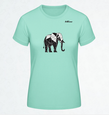 Damen T-Shirt Elefant