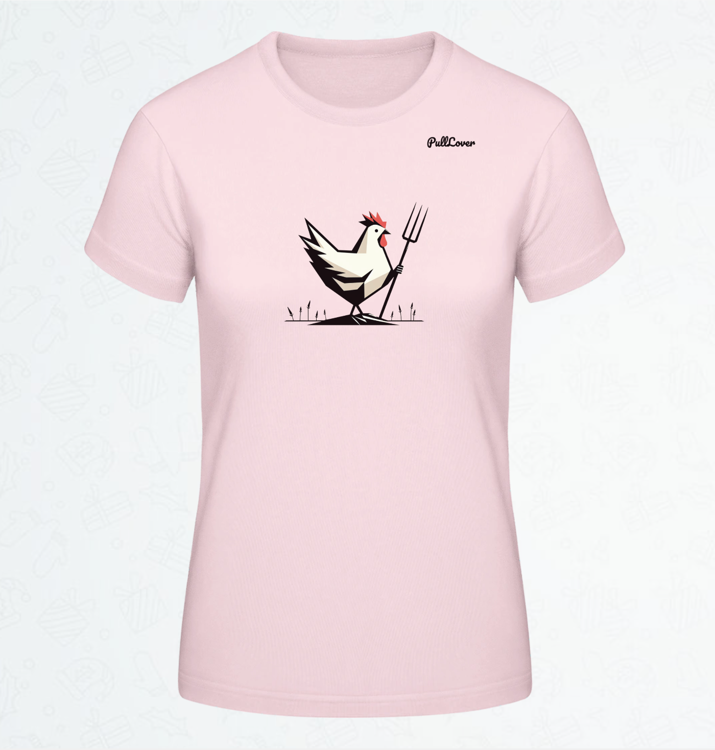 Damen T-Shirt Huhn