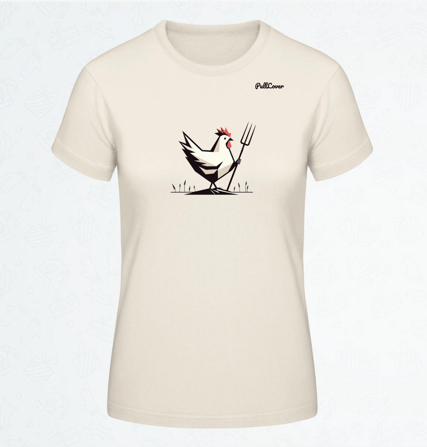 Damen T-Shirt Huhn