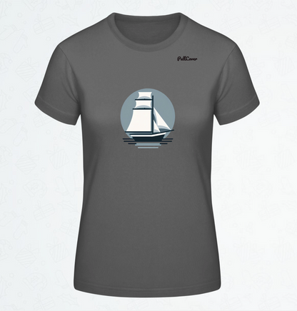 Damen T-Shirt Segelschiff