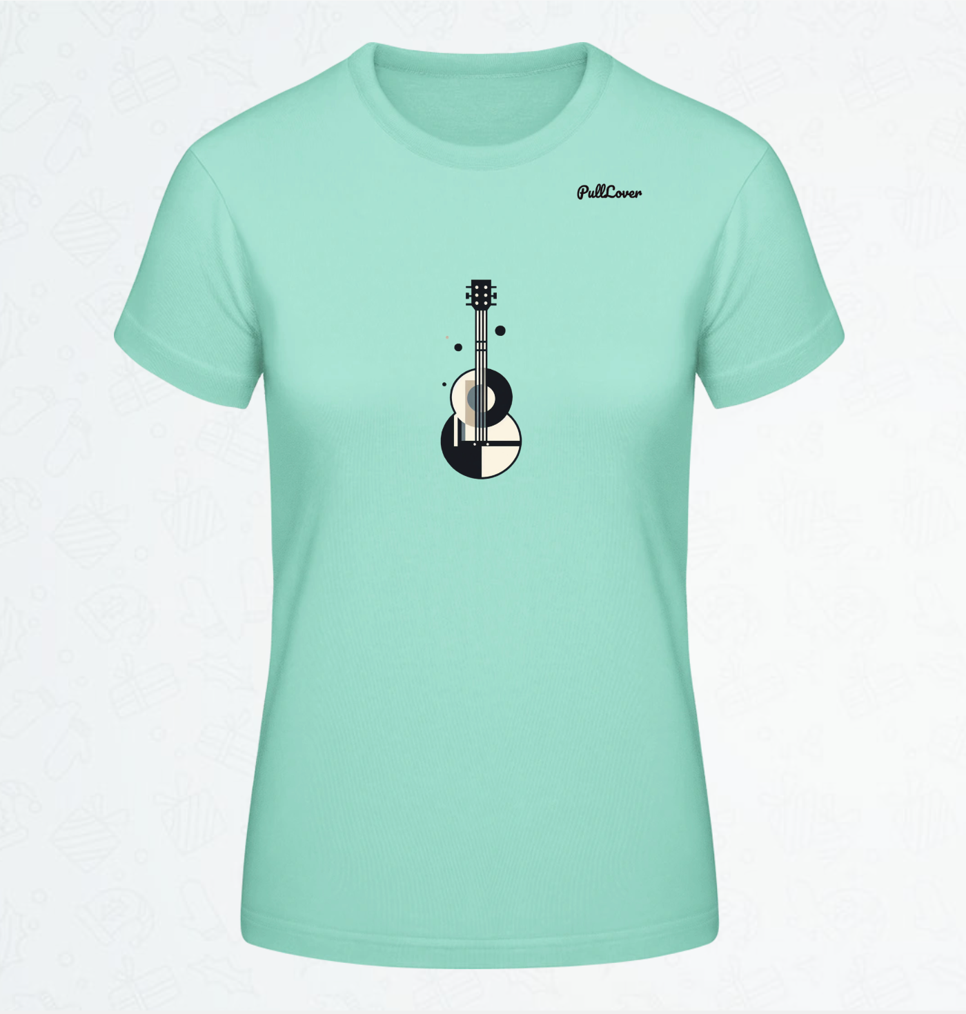 Damen T-Shirt Gitarre