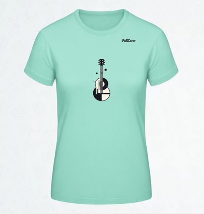 Damen T-Shirt Gitarre