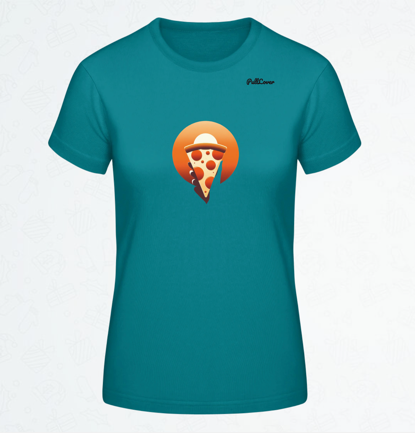 Damen T-Shirt Pizza