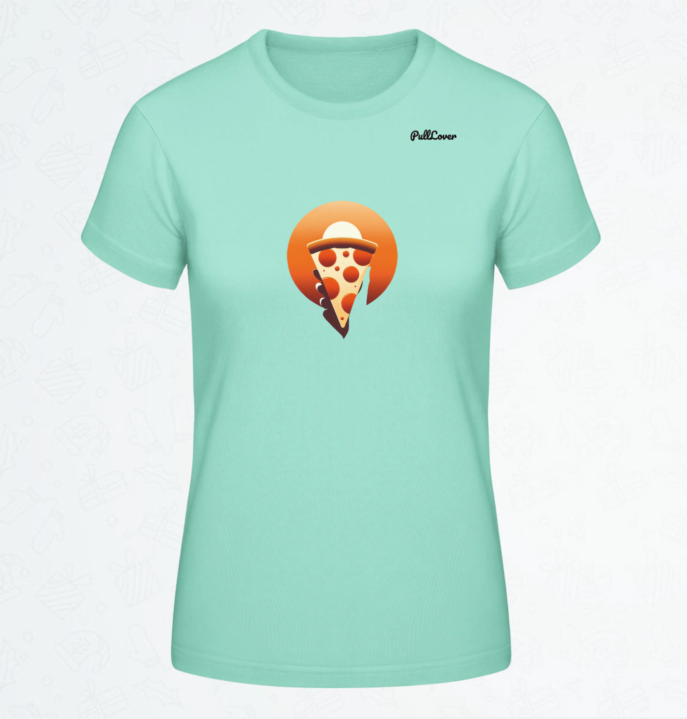 Damen T-Shirt Pizza