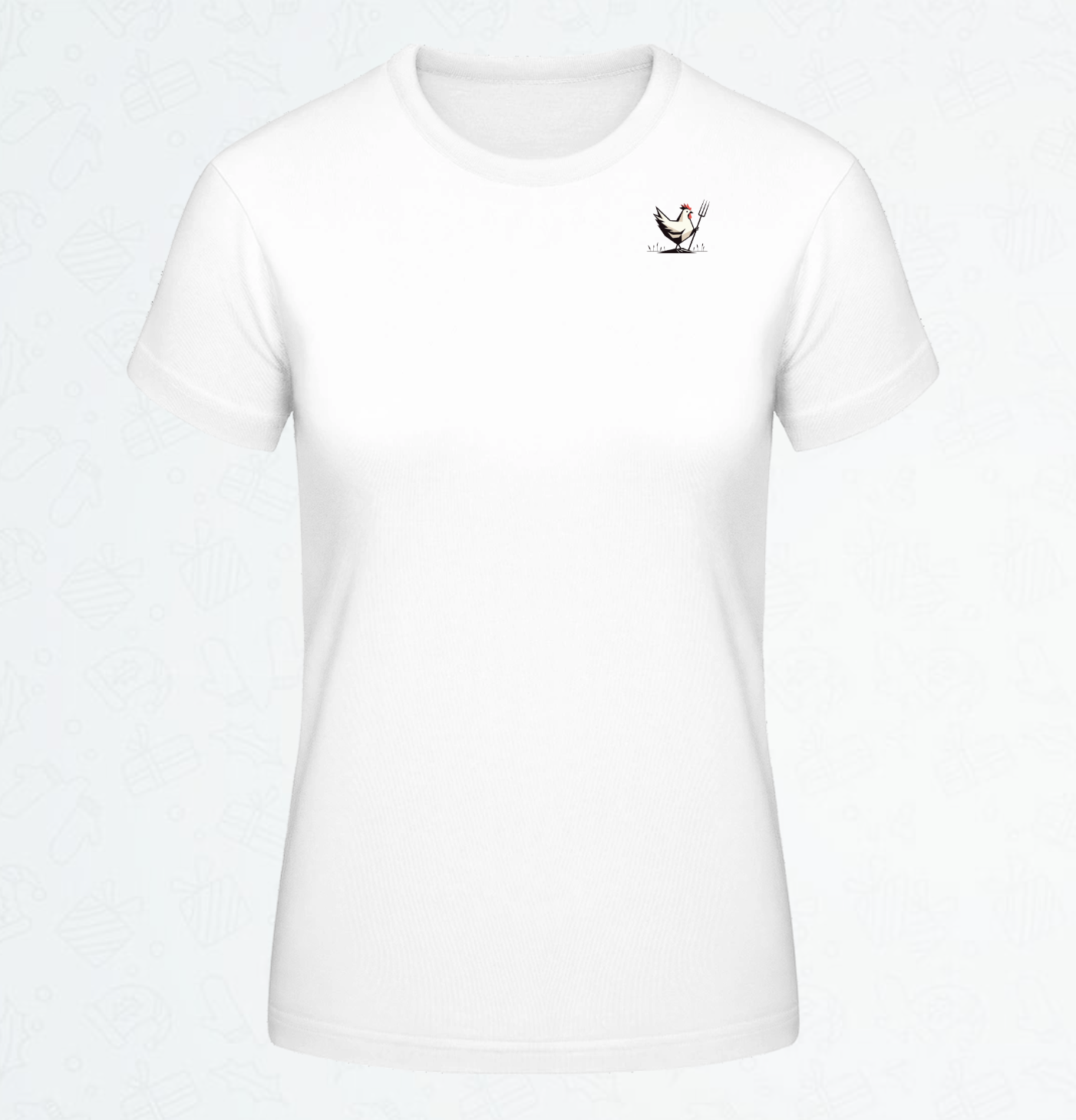 Damen T-Shirt Huhn