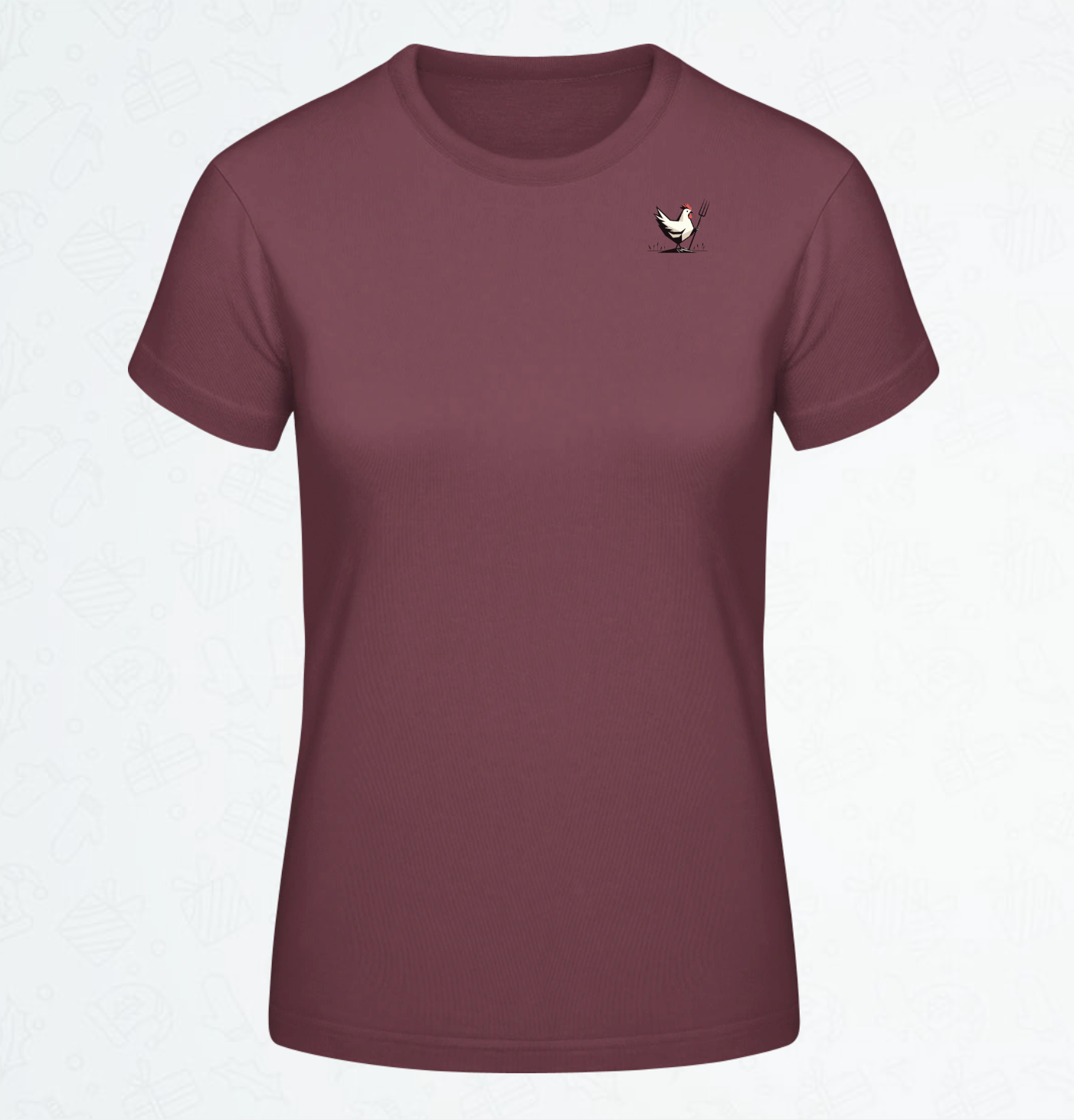 Damen T-Shirt Huhn