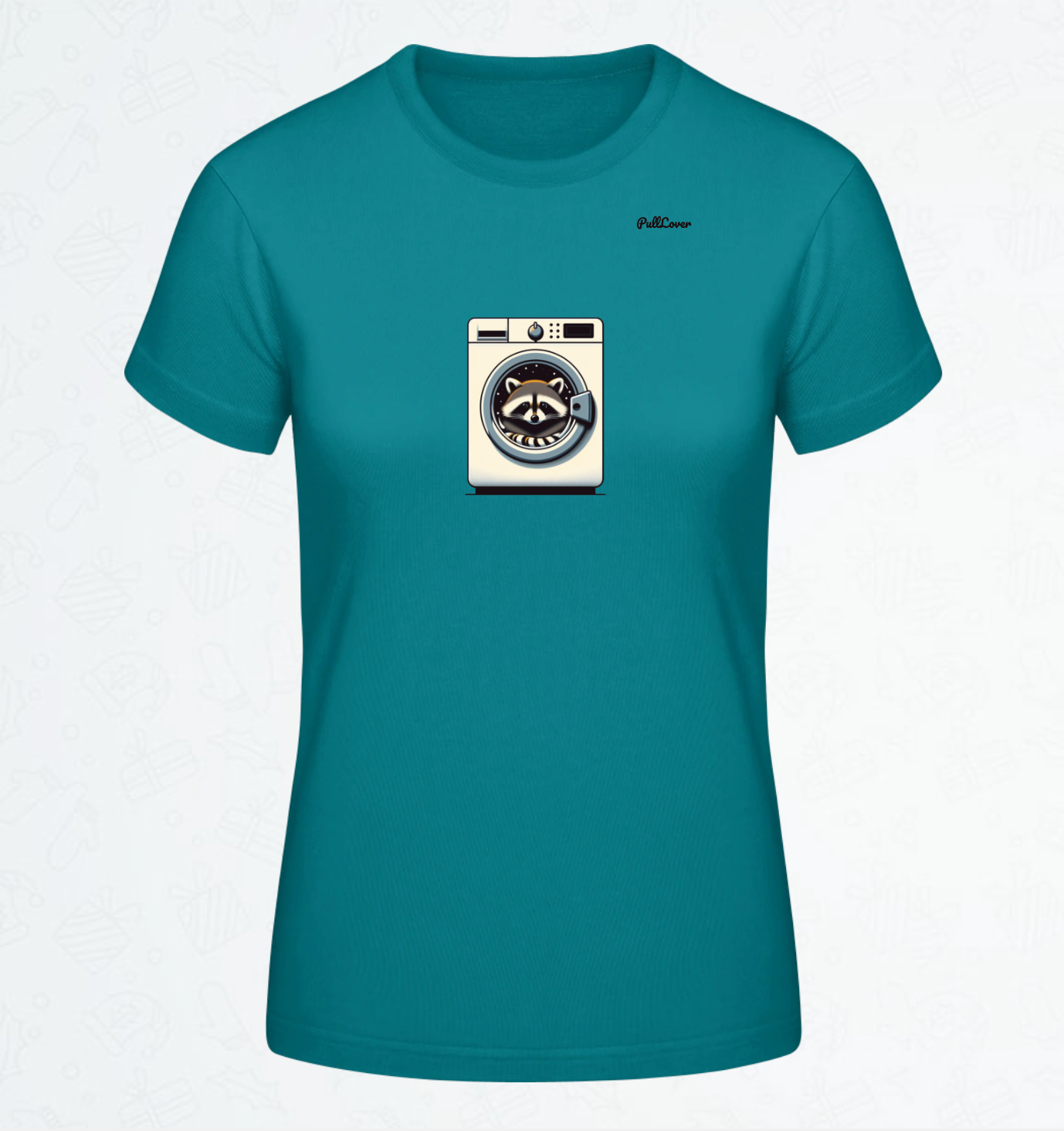 Damen T-Shirt Waschbär