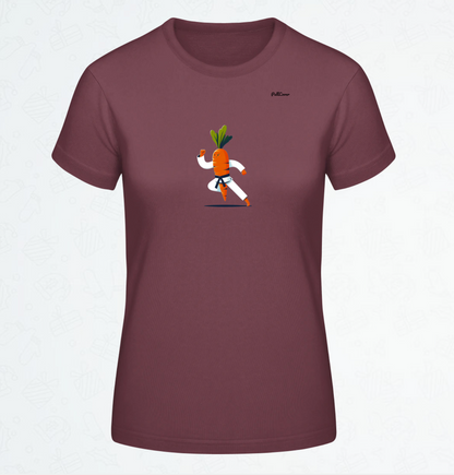 Damen T-Shirt Karate-Karotte