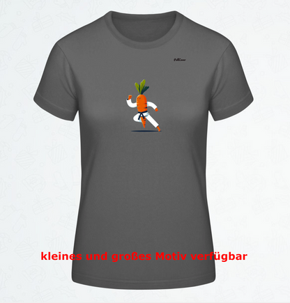 Damen T-Shirt Karate-Karotte