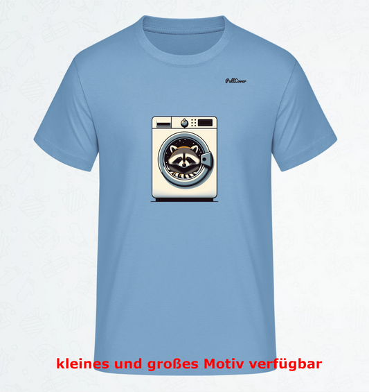 Herren T-Shirt Waschbär