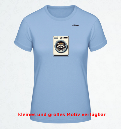 Damen T-Shirt Waschbär